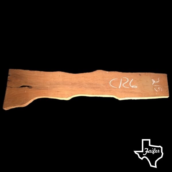 C126 Mesquite Live Edge Slab