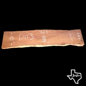 D113 Mesquite Live Edge Slab