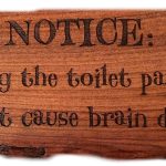 Notice Toilet