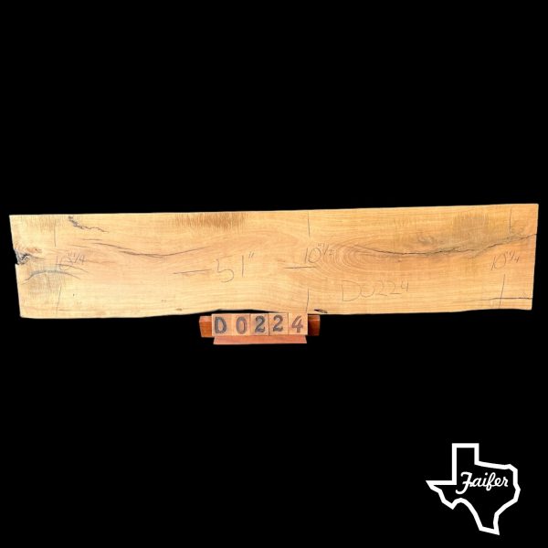 D0224 Mesquite Live Edge Slab