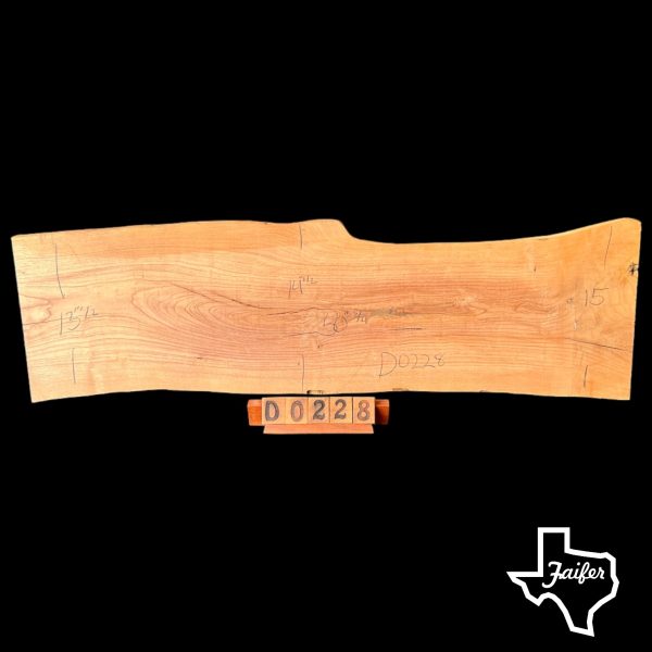 D0228 Mesquite Live Edge Slab