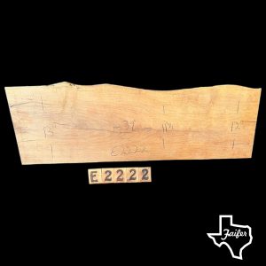 E2222 Mesquite Live Edge Slab