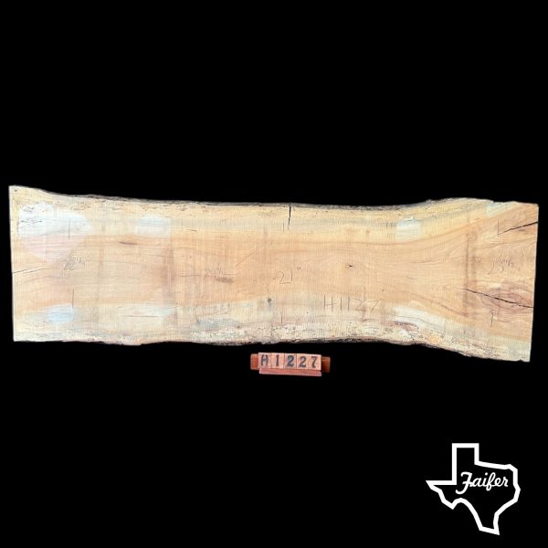 H1227 Pecan Live Edge Slab