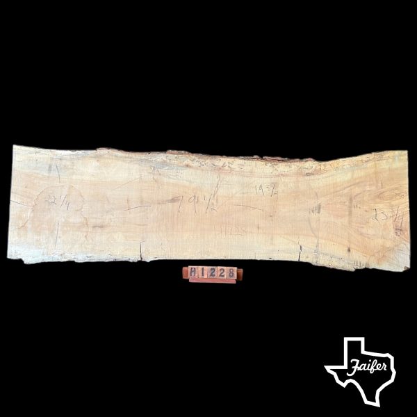 H1228 Pecan Live Edge Slab