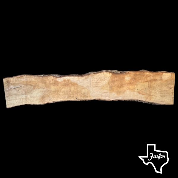 P231 Pecan Live Edge Slab