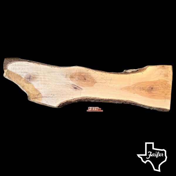 P234 Pecan Live Edge Slab