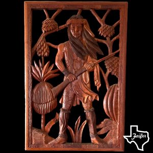 Mesquite Hand Carved Indian 1