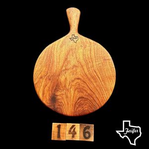 Item #146 Mesquite Live Edge Charcuterie Board<br>10 1/2" x 10 1/2"