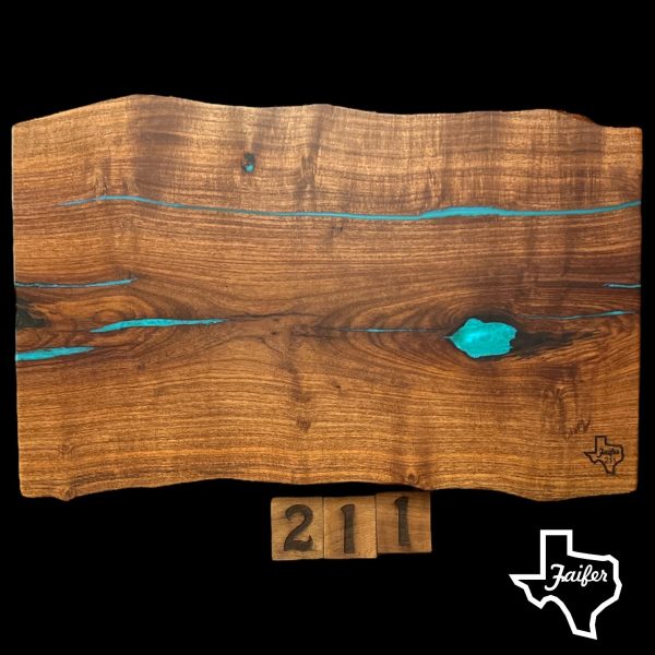 211 Live Edge Charcuterie Cutting Board